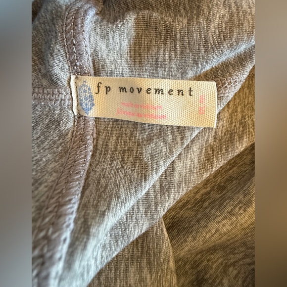 FREE PEOPLE FP Movement Infinity Gray Leggings with Cutout Details - Picture 12 of 14